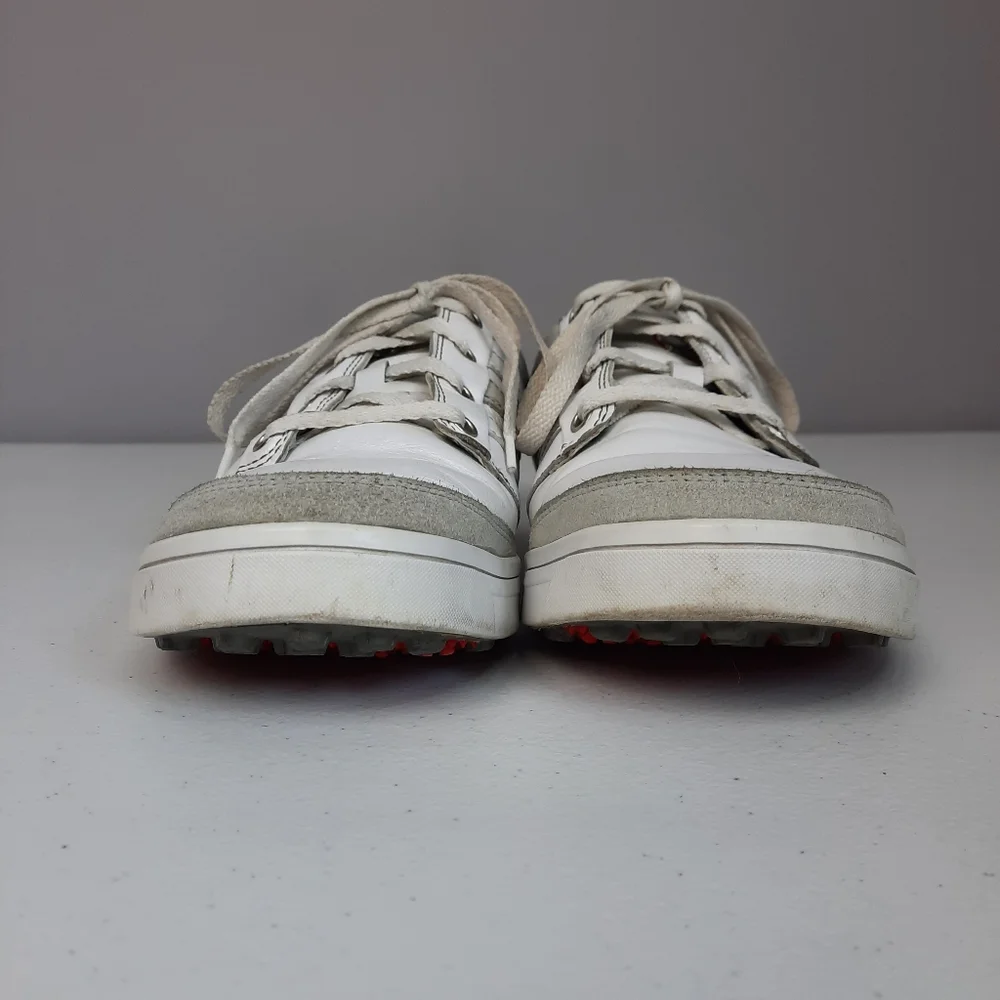 Adidas Adicross Gripmore White Court Sneaker Golf Cleats size 8.5